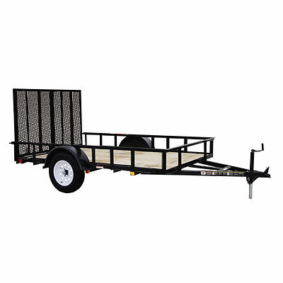Utility Trailer 5 X 10 Carry-On With Ramp - Many Extras - Never Used
