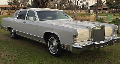 Lincoln : Continental Town Car MINT LOW MILE SURVIVOR  1978 Lincoln Continental Cartier Town Car-  40K MIles