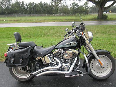 Harley-Davidson : Softail 2008 harley davidson fat boy efi 6 spd detach w s b r bags exhaust sweet