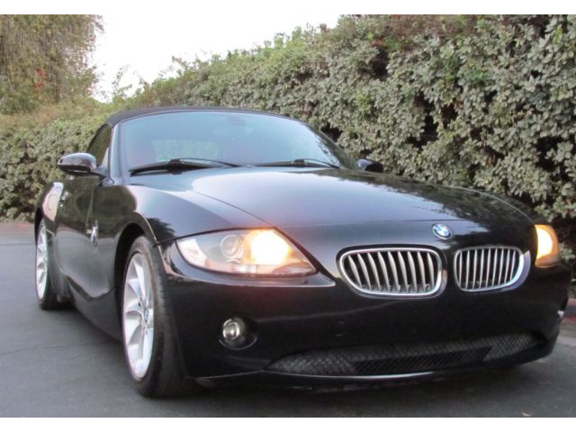 BMW : Z4 2dr Roadster Used 05 Bmw Z4 Roadster Leather Alloy Wheels Heated Seats Red Interior Clean