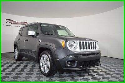 Jeep : Renegade Limited FWD 4 Cyl SUV Leather seats Backup Camera EASY FINANCING!! New 2016 Jeep Renegade 4x2 SUV Heated seats My Sky Power Panels