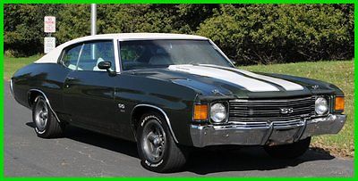 Chevrolet : Chevelle Loaded with Factory Options & Original Build Sheet 72 chevelle ls 5 454 47 options match orig build sheet we want your trade