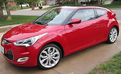 Hyundai : Veloster Style Package 2012 hyundai veloster style pkg panoramic roof hatchback 3 door 1.6 l