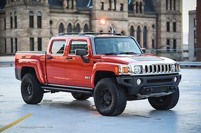 Hummer : H3T Adventure with Leather 2009 hummer h 3 t truck 34 500 miles leather heated seats sunroof orange metallic