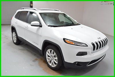 Jeep : Cherokee Limited 4x2 V6 SUV NAV Sunroof Leather Heated Seat FINANCING AVAILABLE! BAckup Cam Uconnect New 2016 Jeep Cherokee Limited FWD SUV