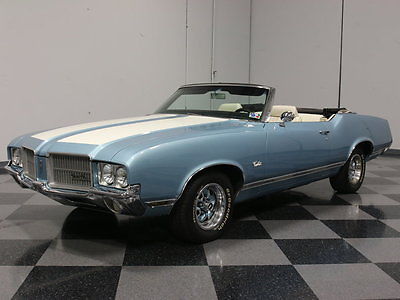 Oldsmobile : Cutlass RESTORED-TO-STOCK CUTTY 'VERT, #'S ROCKET 350 V8, AUTO, UPGRADED FACTORY A/C!!