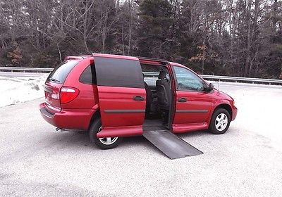 Dodge : Grand Caravan Handicap WheelchairVan Handicap Wheelchair Van, One-Owner, VMI Power Ramp, Power Transfer-Seat