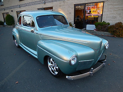 Ford : Other Steel Body Mercury Coupe 1941 mercury coupe custom street rod 350 chevrolet 350 c i auto air leather