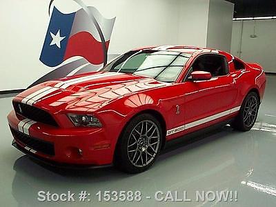 Ford : Mustang SHELBY GT500 SUPERCHARGED SVT NAV 2011 ford mustang shelby gt 500 supercharged svt nav 11 k 153588 texas direct