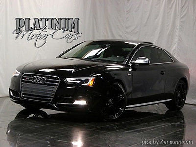 Audi : S5 2dr Coupe Automatic Premium Plus 1 owner clean carfax navigation drive select b o black silver interior