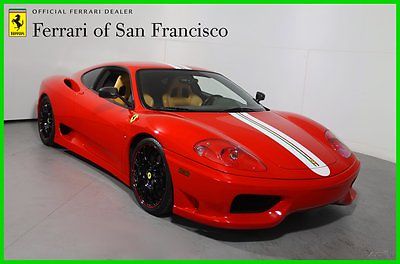 Ferrari : 360 360 Challenge Stradale in Rosso Scuderia/Beige 2004 used certified 3.6 l v 8 40 v automatic rear wheel drive coupe premium