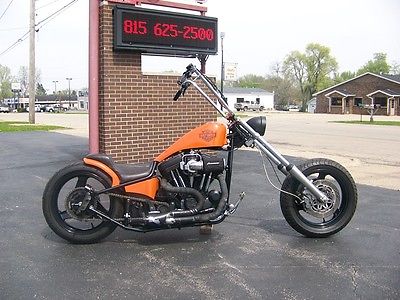 Harley-Davidson : Sportster HARLEY DAVIDSON XLH 1200 CHOPPER by SCULPTURE CYCLES PAUGHCO DRAGSTER HARDTAIL