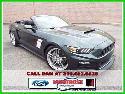 Ford : Mustang Roush Stage 3 RS3 670Hp Supercharged Convertible 2015 roush stage 3 convertible rs 3 670 hp fully loaded supercharged nav shakerpro