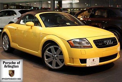 Audi : TT 3.2l 2006 convertible used gas v 6 3.2 l 195 6 speed direct shift automatic awd yellow