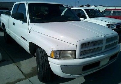 Dodge : Ram 1500 1998 white dodge ram 1500 quad