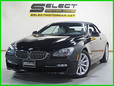 BMW : 6-Series i 2013 bmw 640 i convertible cold weather package comfort access rear view c
