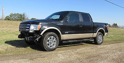 Ford : F-150 2013 ford f 150 lariat 4 x 4 eco boost salvage rebuildable project fx 4 platinum