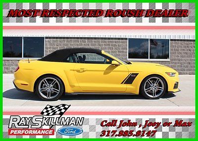 Ford : Mustang 2015 ROUSH RS3 Stage 3 670HP GT Premium New 5L V8 32V Manual RWD Convertible Premium 2014 14 2016 16  670 HP