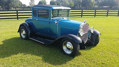 Ford : Model A 1931 ford model a hot rod v 8 5 window coupe