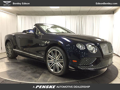 Bentley : Continental GT 2dr Convertible Speed 2 dr convertible speed new automatic 6.0 l 12 cyl dark sapphire metallic