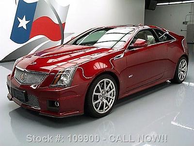 Cadillac : CTS V COUPE S/C AUTOMATIC SUNROOF NAV 2011 cadillac cts v coupe s c automatic sunroof nav 44 k 109900 texas direct