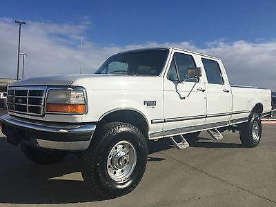 Ford : F-350 XLT LOW MILES - NO ACCIDENTS 1996 FORD F350 CREW XLT 4X4 7.3 POWERSTROKE DIESEL