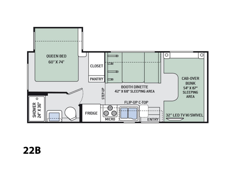 2015 Thor Motor Coach Four Winds 22E