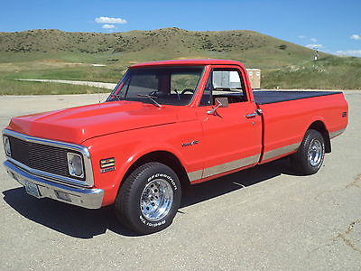 Chevrolet : C-10 Custom 1972 chevy c 10 custom long bed 350 350 automatic