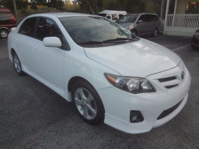 Toyota : Corolla 4dr Sedan Automatic S 2011 stunning corolla type s 1 fl owner runs looks awesome certified warranty