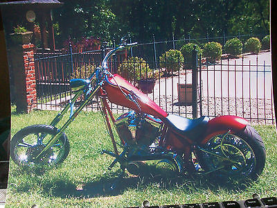 Custom Built Motorcycles : Chopper 2001 paul yaffe custom chopper custom flame lacquer garaged hardly used 160 hp ex