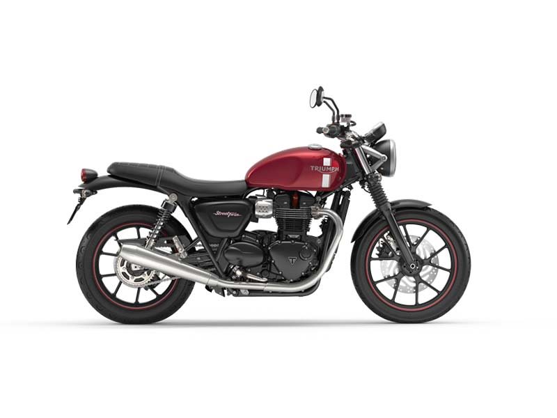 2016 Triumph Street Twin Cranberry Red