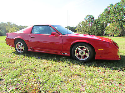 Chevrolet : Camaro 1991 chevrolet camero rally sport coupe one owner red