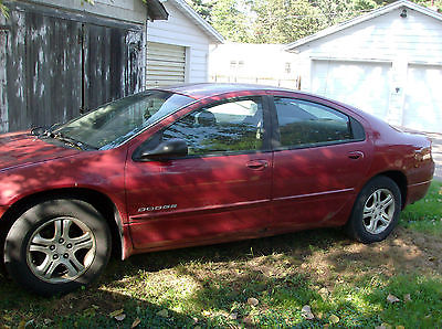 Dodge : Intrepid 4 door sedan 1999 maroon red dodge intrepid auto 4 door sedan car remote start runs or parts