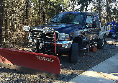 Ford : F-350 XLT extended cab 2001 f 350 7.3 liter 4 x 4 with boss snow plow