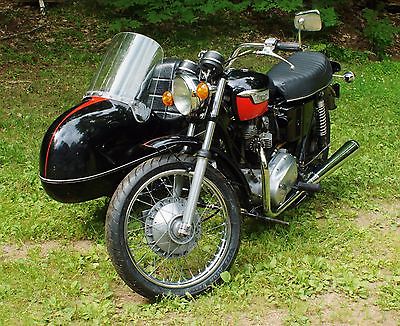 Triumph : Trophy 1971 triumph trophy 650 motorcycle with sidecar
