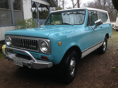 International Harvester : Scout 2 DOOR 1974 international scout ii custom restored