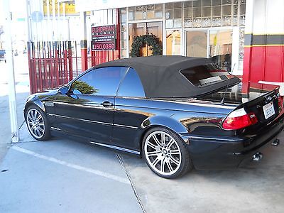 BMW : M3 Convertible SUPER LOW MILE 2006 BMW E46 M3 Convertible 57,958 miles-Black and on Black SMG