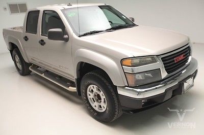 GMC : Canyon SLE Crew Cab 4x4 2005 gray cloth single cd trailer hitch used preowned 100 k miles