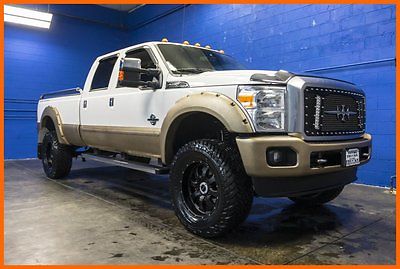 Ford : F-350 Lifted F-350 Crew Cab Turbo Diesel Platinum Truck 2015 ford f 350 super crew long bed platinum 6.7 power stroke diesel pickup truck