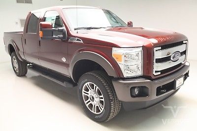Ford : F-250 King Ranch Crew Cab 4x4 2016 navigation sunroof 20 s aluminum leather heated cooled v 8 gas