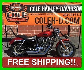 Harley-Davidson : Sportster 2014 harley davidson sportster 1200 custom used free shipping