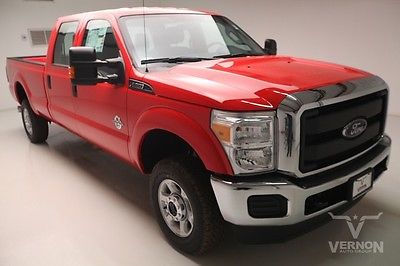 Ford : F-350 XL Crew Cab 4x4 Fx4 Longbed 2016 steel cloth sync voice trailer tow package v 8 diesel vernon auto group