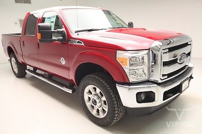 Ford : F-250 Lariat Crew Cab 4x4 Fx4 2016 navigation sunroof 20 s aluminum leather heated v 8 diesel vernon auto group