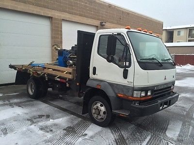 Mitsubishi : Other FH 2004 mitsubishi fuso fh 211 flatbed truck very low miles