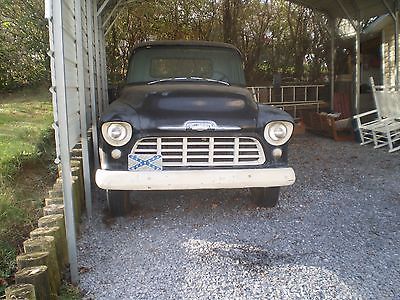 Chevrolet : Other 1956 chevrolet 3600 3 4 ton flat bed truck