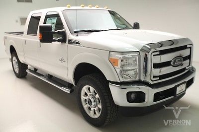Ford : F-250 Lariat Crew Cab 4x4 Fx4 2016 navigation sunroof leather heated cooled 20 s aluminum v 8 diesel