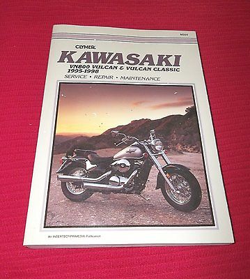 Kawasaki : Vulcan CLYMER KAWASAKI REPAIR MANUAL 1995-1998 VULCAN & VULCAN CLASSIC M354