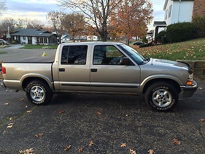 Chevrolet : S-10 LS 2002 chevy s 10 ls crew cab 4 wd low miles