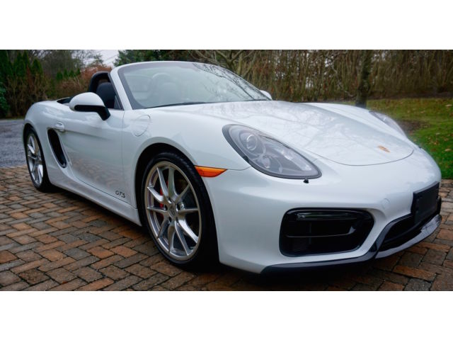 Porsche : Boxster GTS Stunning Pearl White Near Perfect Boxster GTS