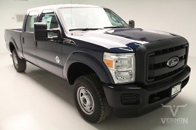 Ford : F-250 XL Crew Cab 4x4 2015 gray vinyl remote entry steering controls v 8 powerstroke diesel